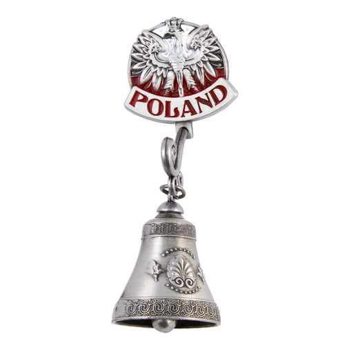Metalowy magnes dzwonek Polska