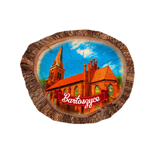 Magnes polyresinowy pieniek owal Bartoszyce