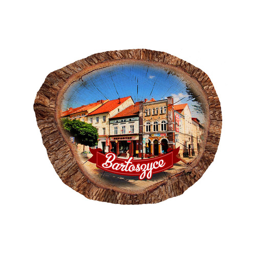 Magnes polyresinowy pieniek owal Bartoszyce