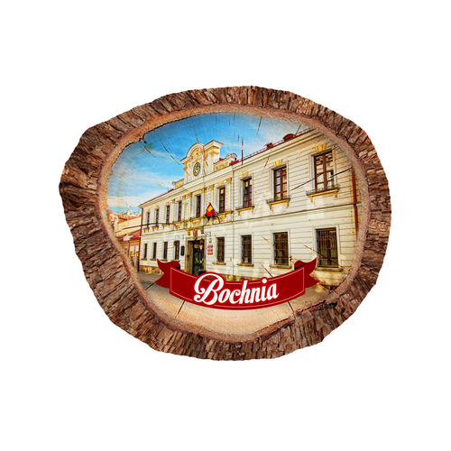 Magnes polyresinowy pieniek owal Bochnia