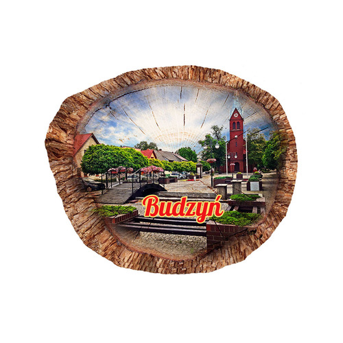 Magnes polyresinowy pieniek owal Budzyń