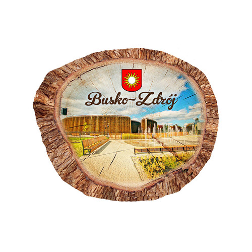 Magnes polyresinowy pieniek owal Busko-Zdrój