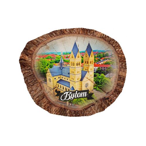 Magnes polyresinowy pieniek owal Bytom