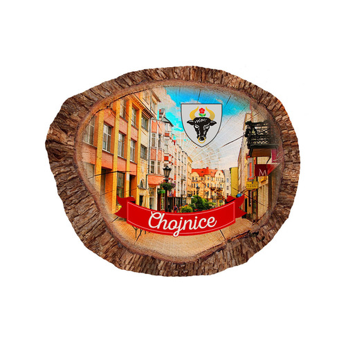 Magnes polyresinowy pieniek owal Chojnice