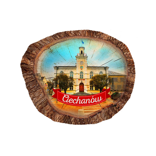 Magnes polyresinowy pieniek owal Ciechanów
