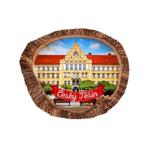 Magnes polyresinowy pieniek owal Cieszyn