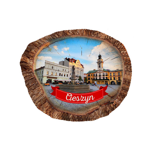 Magnes polyresinowy pieniek owal Cieszyn
