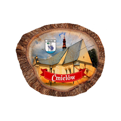 Magnes polyresinowy pieniek owal Ćmielów