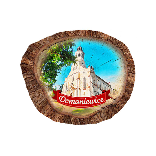 Magnes polyresinowy pieniek owal Domaniewice