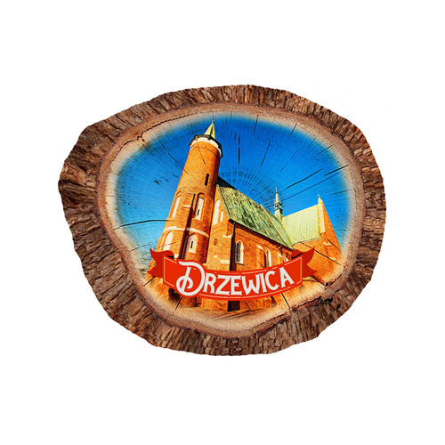 Magnes polyresinowy pieniek owal Drzewica