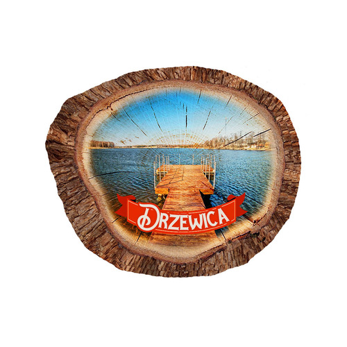 Magnes polyresinowy pieniek owal Drzewica