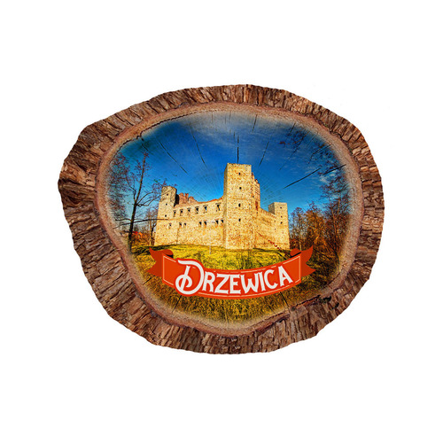 Magnes polyresinowy pieniek owal Drzewica