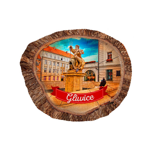 Magnes polyresinowy pieniek owal Gliwice