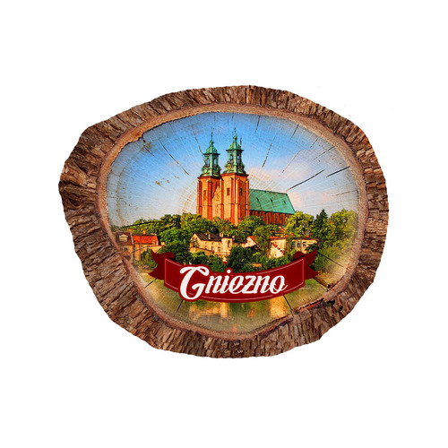 Magnes polyresinowy pieniek owal Gniezno