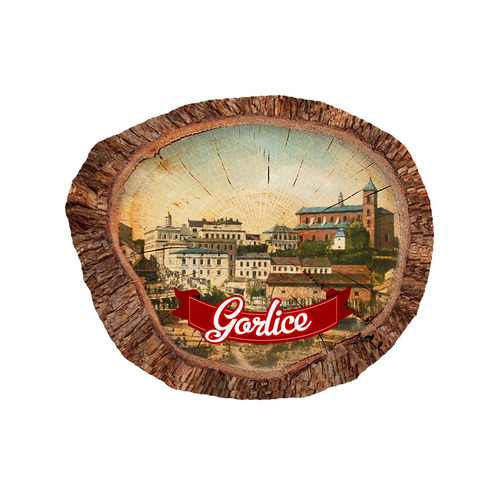 Magnes polyresinowy pieniek owal Gorlice