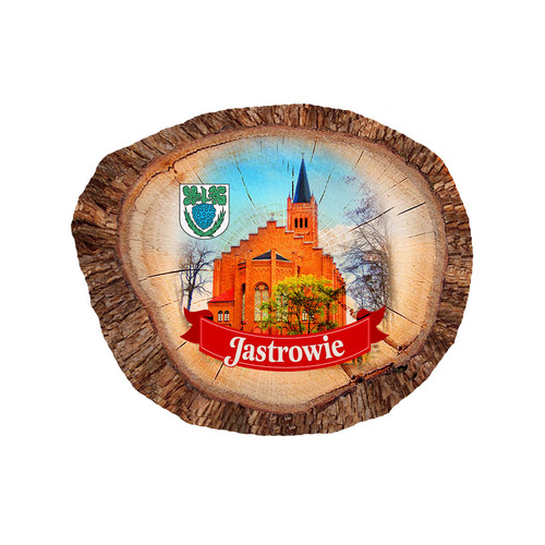 Magnes polyresinowy pieniek owal Jastrowie