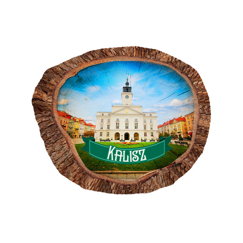 Magnes polyresinowy pieniek owal Kalisz
