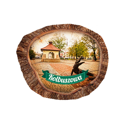 Magnes polyresinowy pieniek owal Kolbuszowa