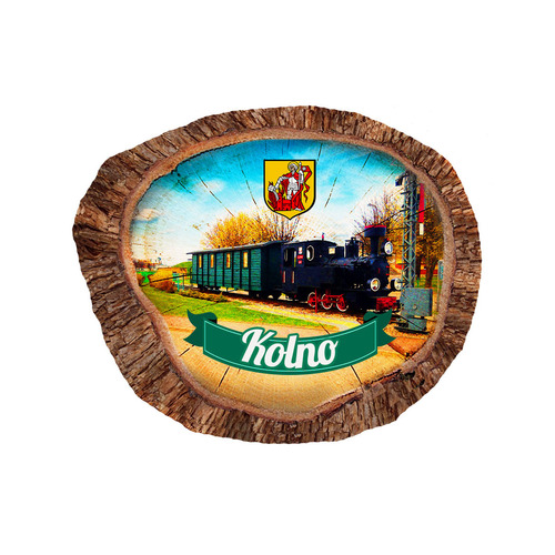 Magnes polyresinowy pieniek owal Kolno