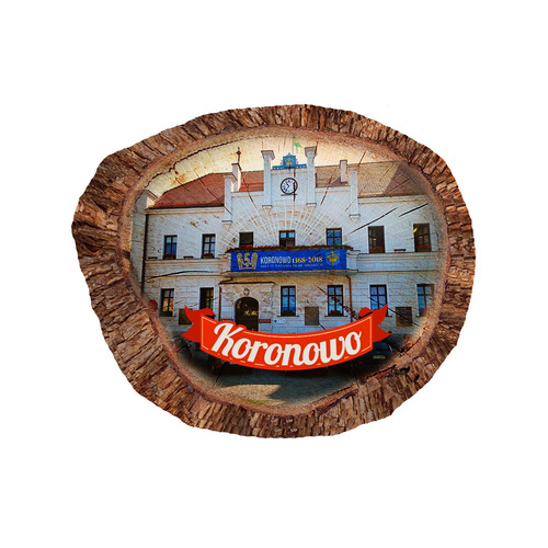 Magnes polyresinowy pieniek owal Koronowo