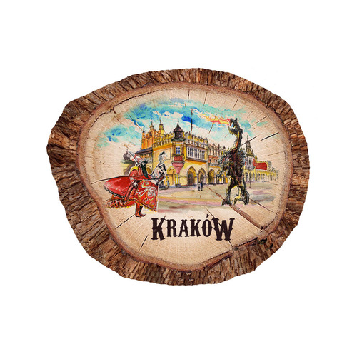 Magnes polyresinowy pieniek owal Kraków