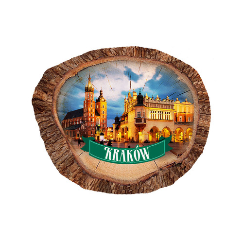Magnes polyresinowy pieniek owal Kraków