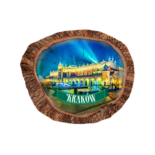Magnes polyresinowy pieniek owal Kraków