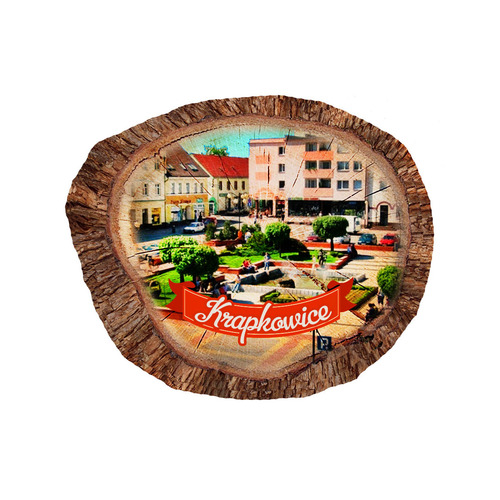 Magnes polyresinowy pieniek owal Krapkowice