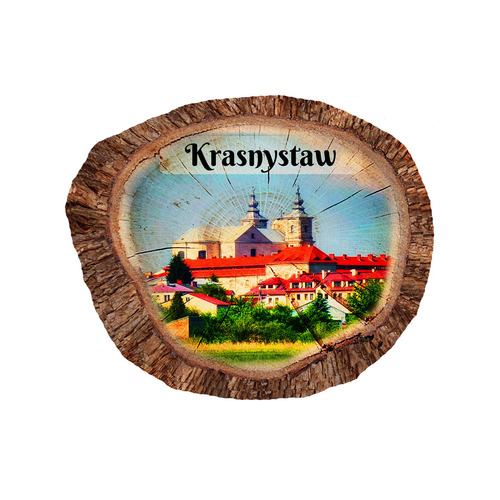 Magnes polyresinowy pieniek owal Krasnystaw