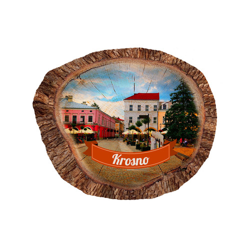 Magnes polyresinowy pieniek owal Krosno