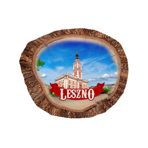 Magnes polyresinowy pieniek owal Leszno
