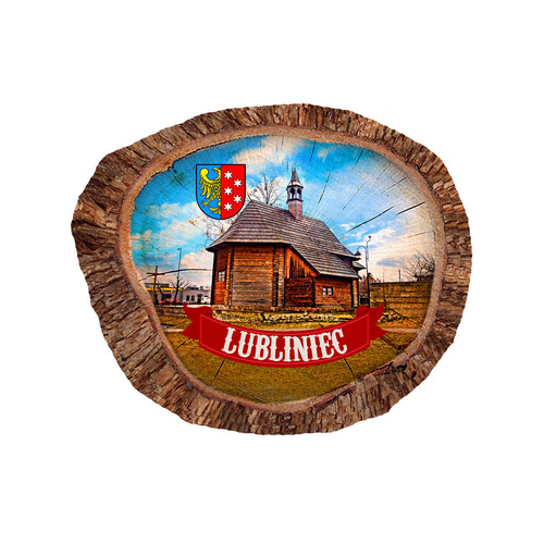 Magnes polyresinowy pieniek owal Lubliniec
