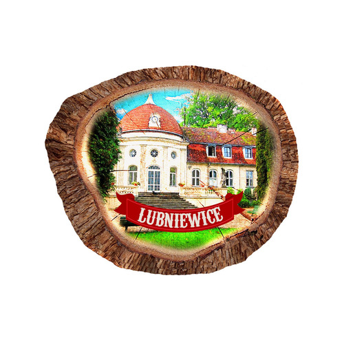 Magnes polyresinowy pieniek owal Lubniewice