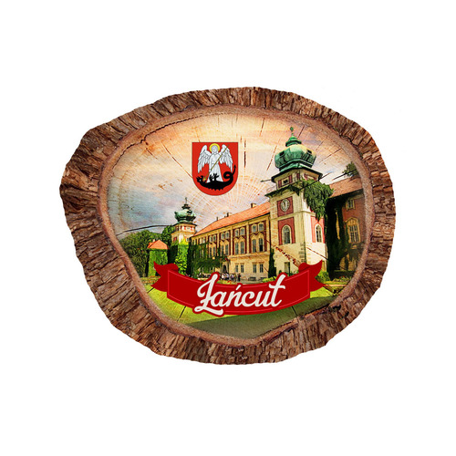 Magnes polyresinowy pieniek owal Łańcut
