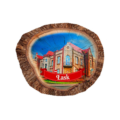 Magnes polyresinowy pieniek owal Łask