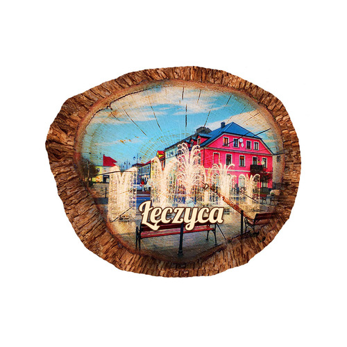 Magnes polyresinowy pieniek owal Łęczyca