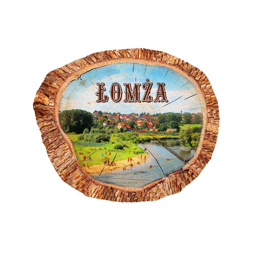 Magnes polyresinowy pieniek owal Łomża