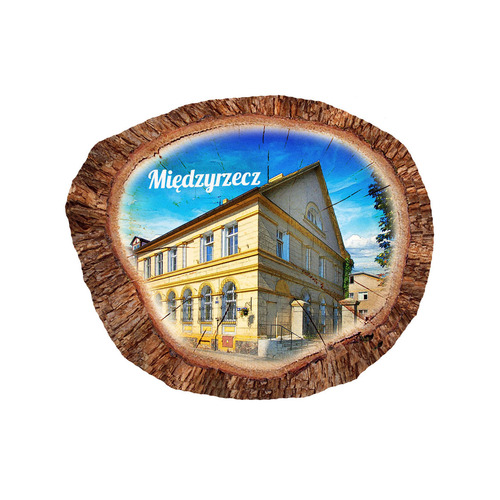Magnes polyresinowy pieniek owal Międzyrzecz