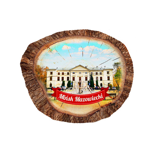 Magnes polyresinowy pieniek owal Mińsk Mazowiecki