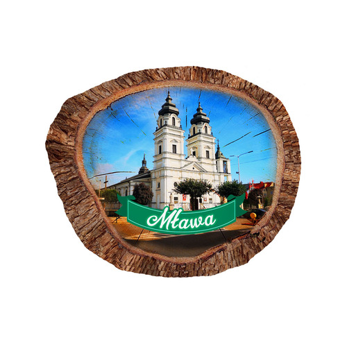 Magnes polyresinowy pieniek owal Mława