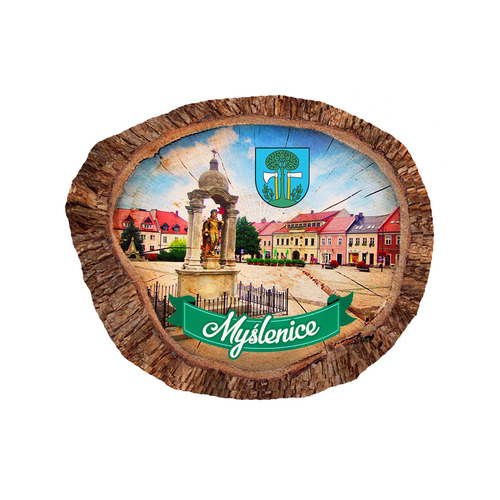Magnes polyresinowy pieniek owal Myślenice