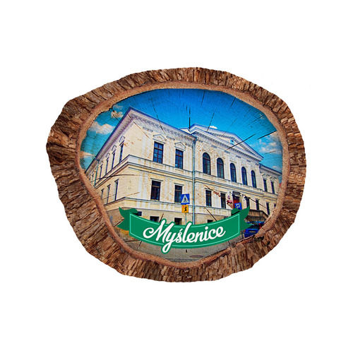 Magnes polyresinowy pieniek owal Myślenice