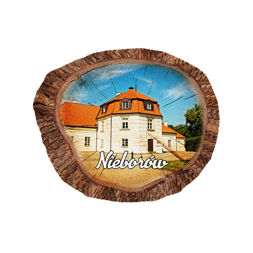 Magnes polyresinowy pieniek owal Nieborów
