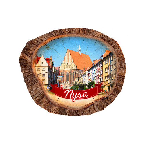 Magnes polyresinowy pieniek owal Nysa