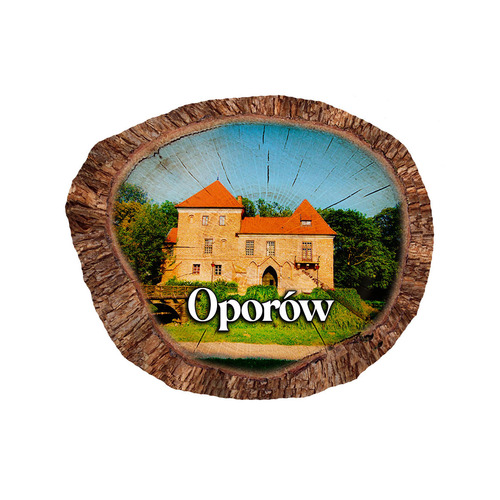 Magnes polyresinowy pieniek owal Oporów