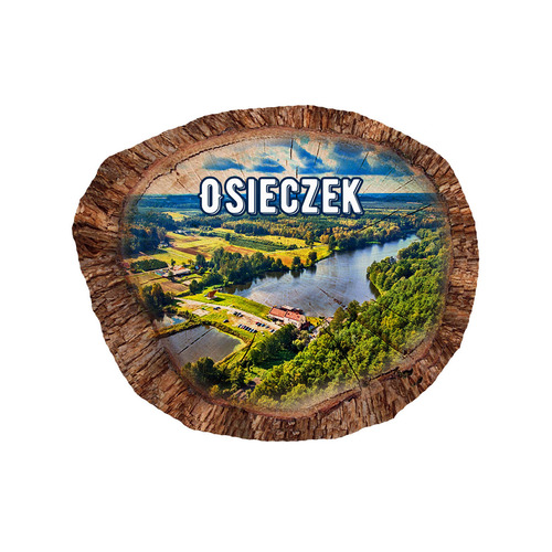 Magnes polyresinowy pieniek owal Osieczek