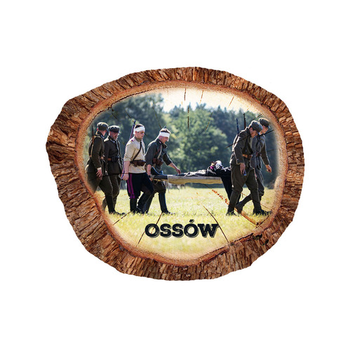 Magnes polyresinowy pieniek owal Ossów