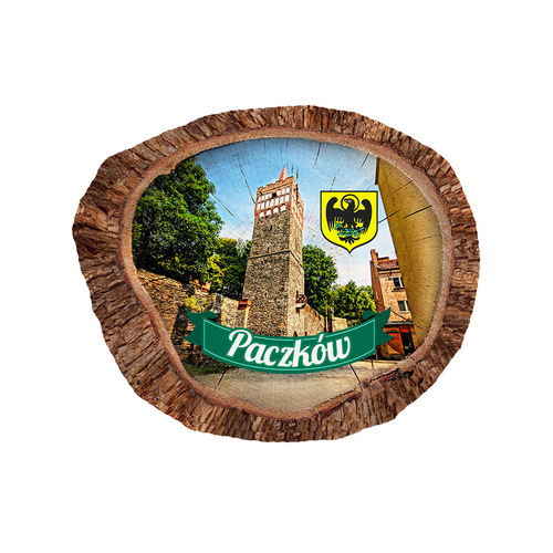 Magnes polyresinowy pieniek owal Paczków