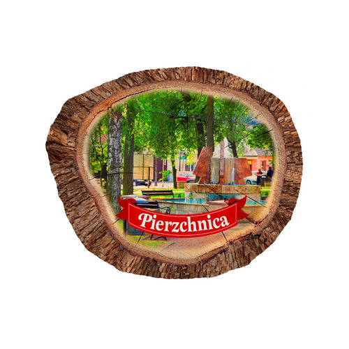 Magnes polyresinowy pieniek owal Pierzchnica
