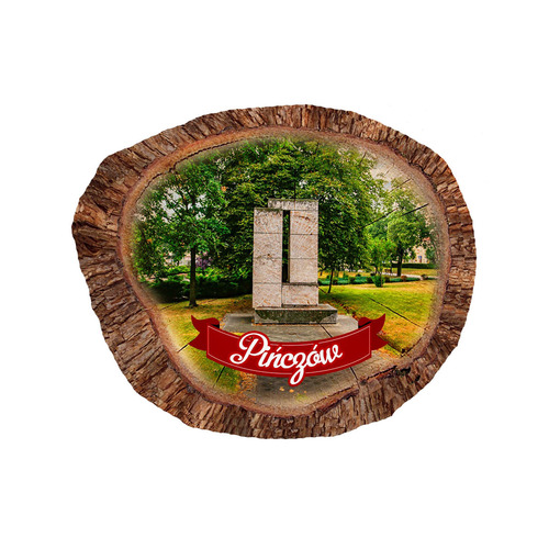 Magnes polyresinowy pieniek owal Pińczów
